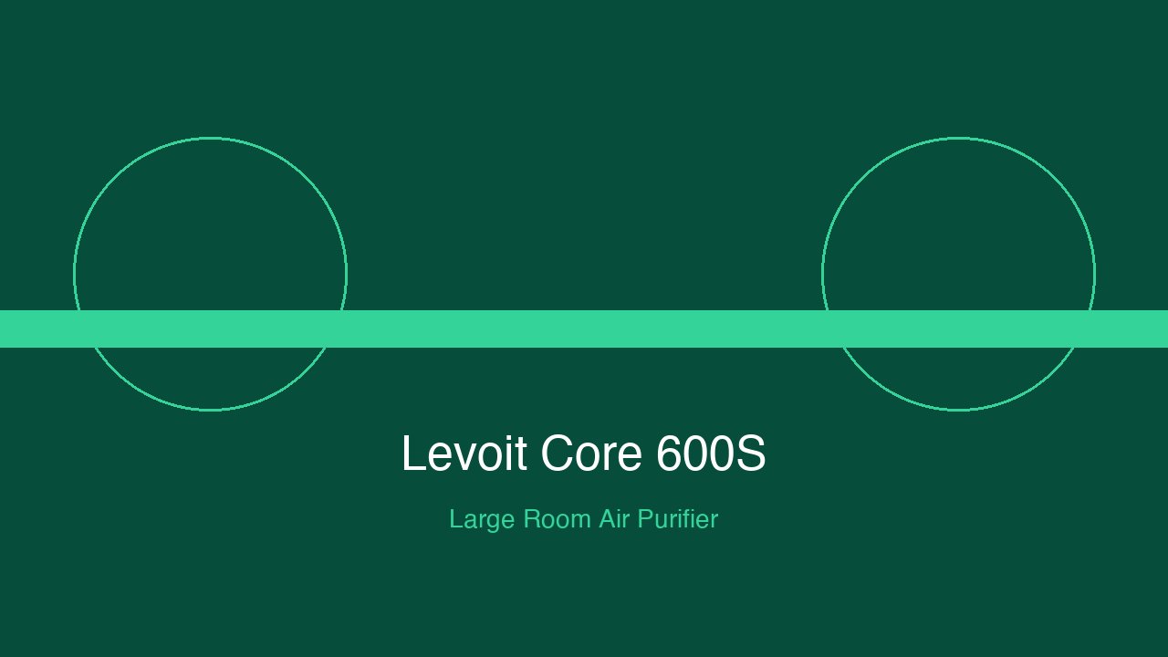 Levoit Core 600S large room air purifier