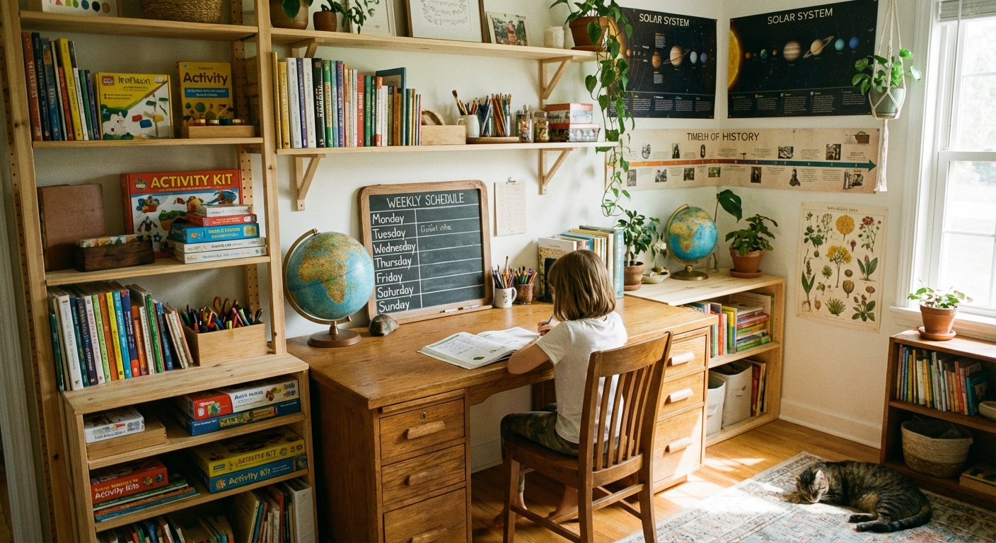 Homeschool Daily Schedule Template