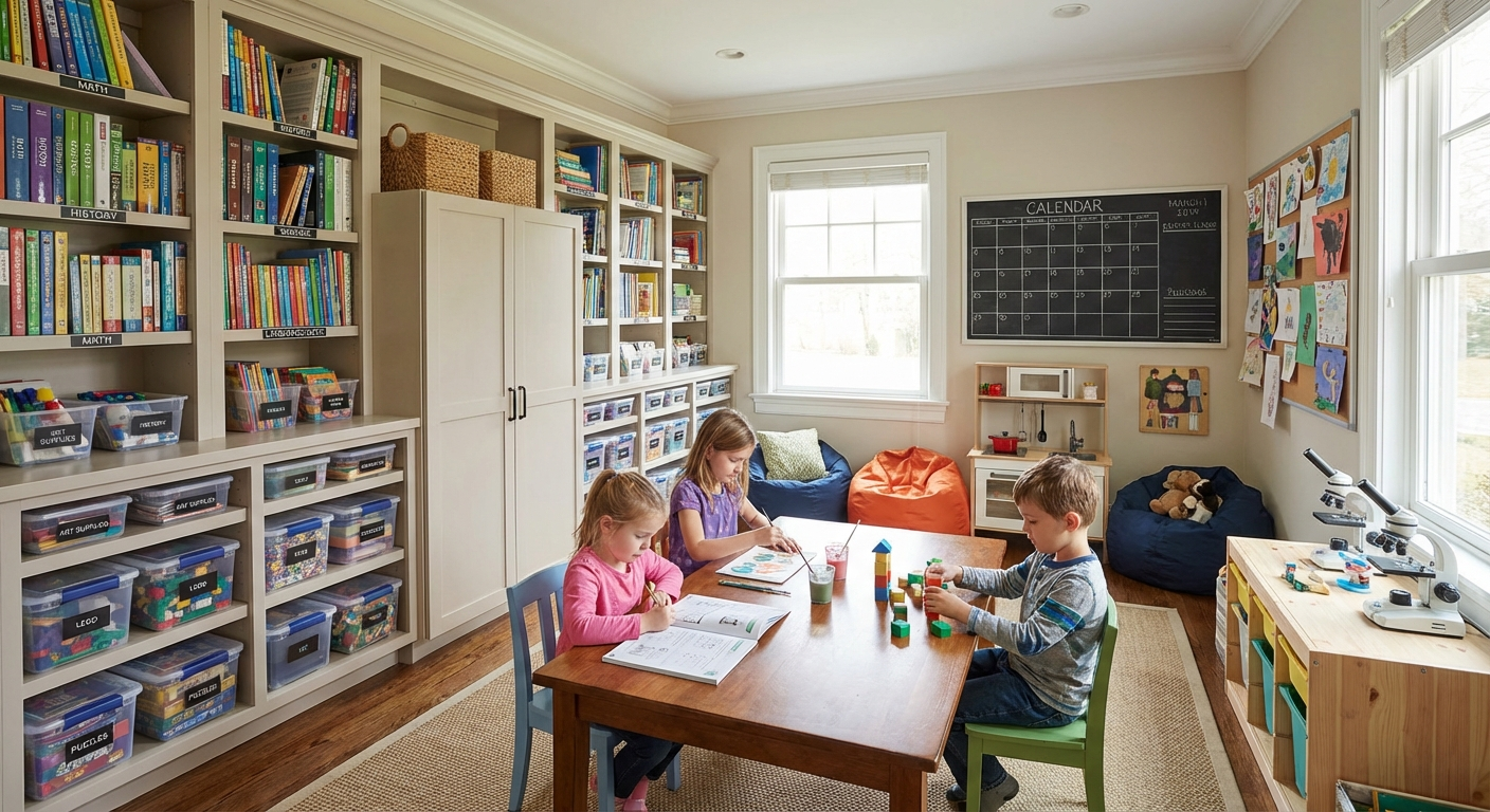 Homeschool Daily Schedule Template